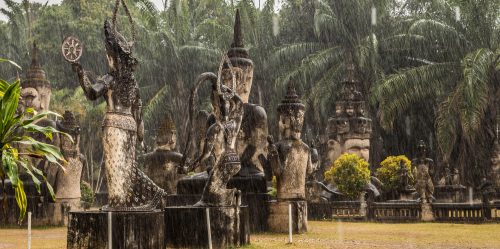 Bizarre Buddha Park Vientiane